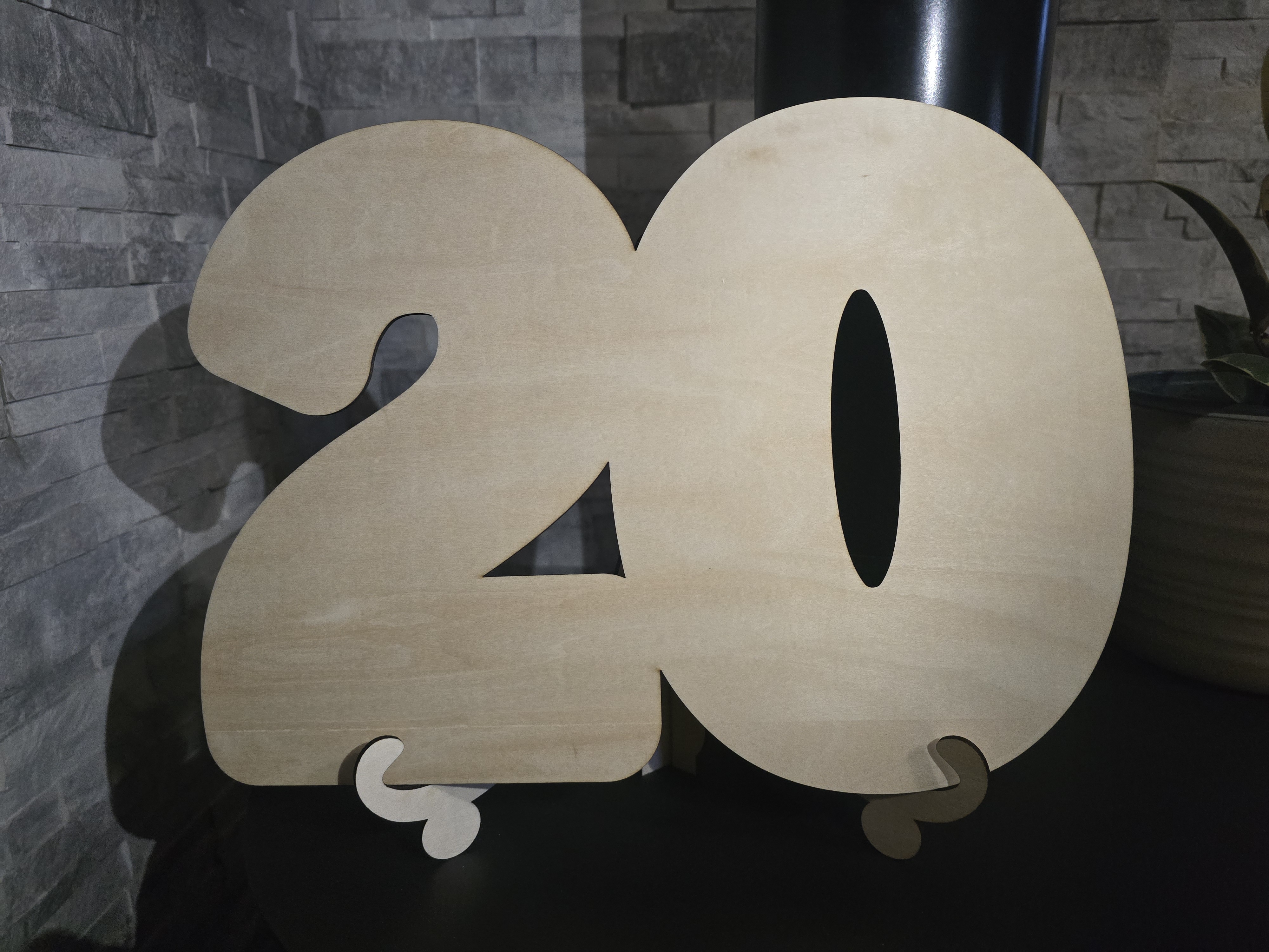 Panneau d'annverssaire pour les 20ans