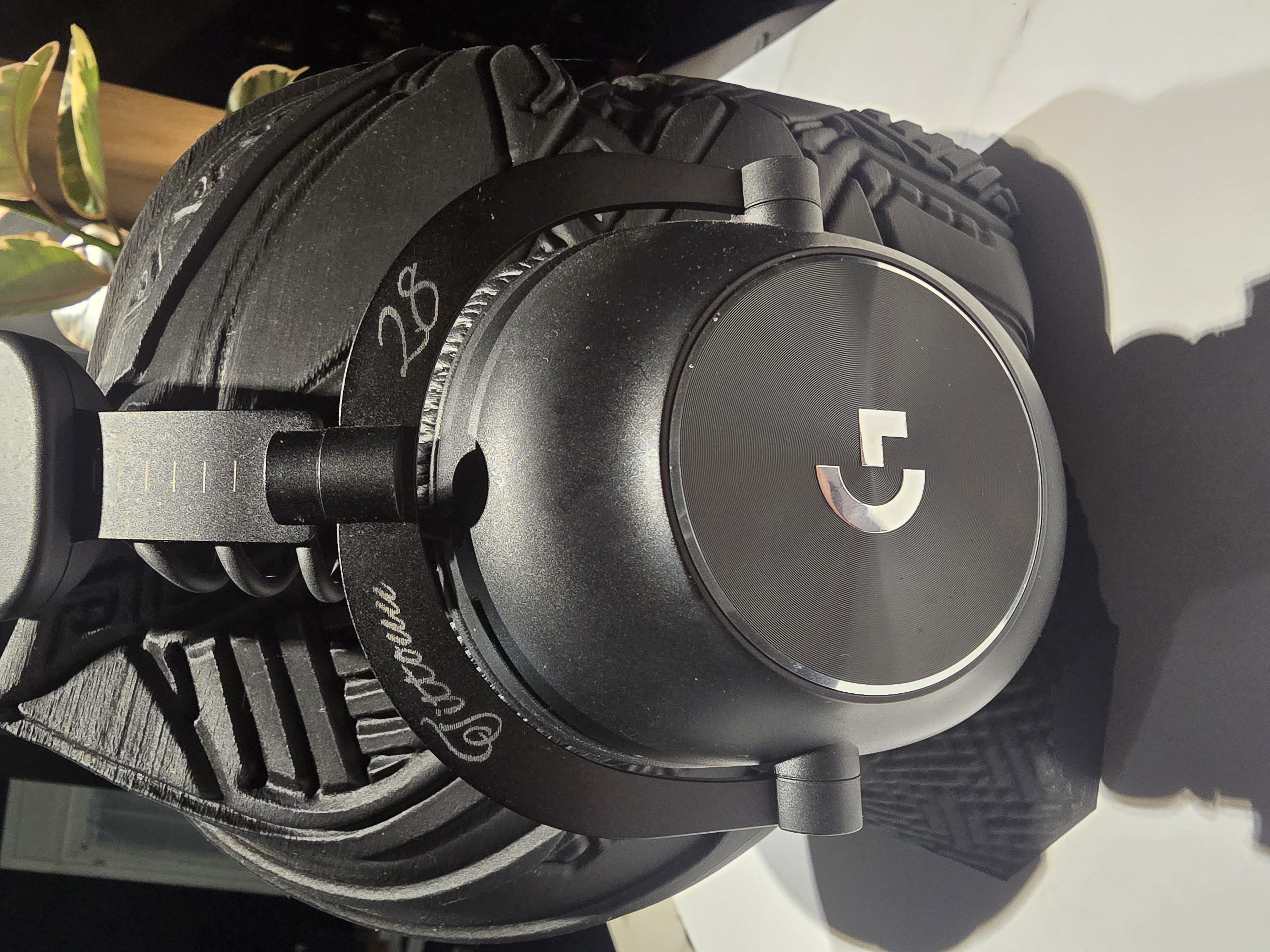 Gravure laser sur casque gaming